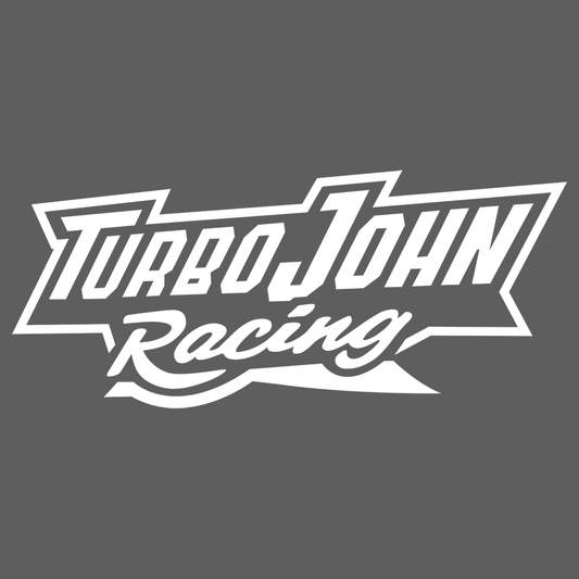 Turbo John Racing Vinyl Transfer Sticker