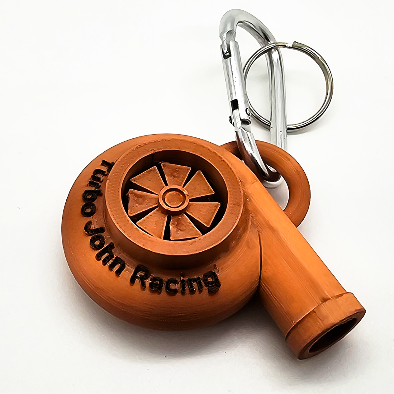 Copper Turbo Keychain